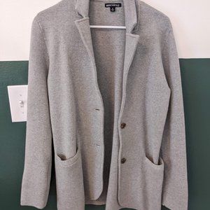 J. Crew Mercantile Women's Sweater Blazer Grey Small S EUC